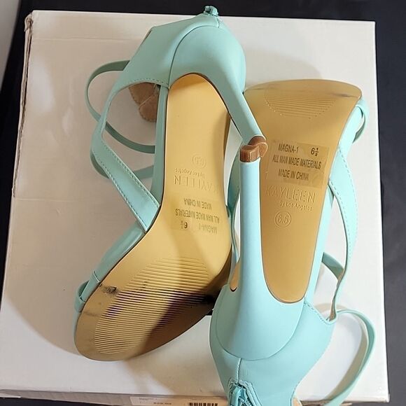 KAYLEEN BY LOS ANGELES ANKLE AND INSSTEP STRAP BACK ZIP CLOSURE WOMEN"S … - Picture 11 of 14